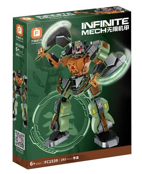 Bộ lắp ráp Cơ Giáp Lý Quỳ Forange FC1539, đồ chơi mô hình robot Lý Quỳ Thủy Hử cho bé trai 6 tuổi, giá tốt