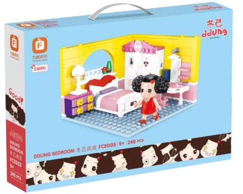 Hộp đồ chơi lắp ghép phòng ngủ DDUNG FC2003