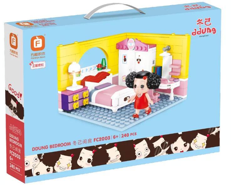 Hộp đồ chơi lắp ghép phòng ngủ DDUNG FC2003