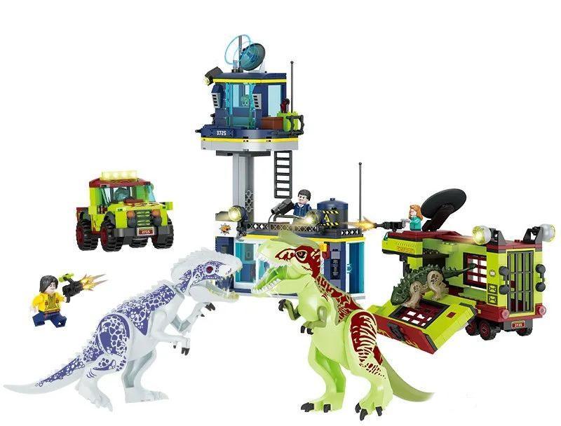 Bộ lắp ráp Forange FC3725 Khủng Long Thám Hiểm: Truy Bắt Bạo Chúa Biến Dị với 868 mảnh ghép, đồ chơi mô hình khủng long bạo chúa biến dị và xe thám hiểm, phù hợp bé trai 6 tuổi, giá tốt.