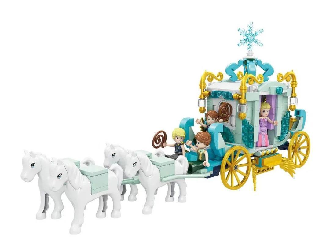 Bộ đồ chơi Forange FC3844 Xe Ngựa Hoàng Gia Biến Hình cho bé gái 6 tuổi, mô hình xe ngựa công chúa lắp ráp nhiều kiểu giá tốt.