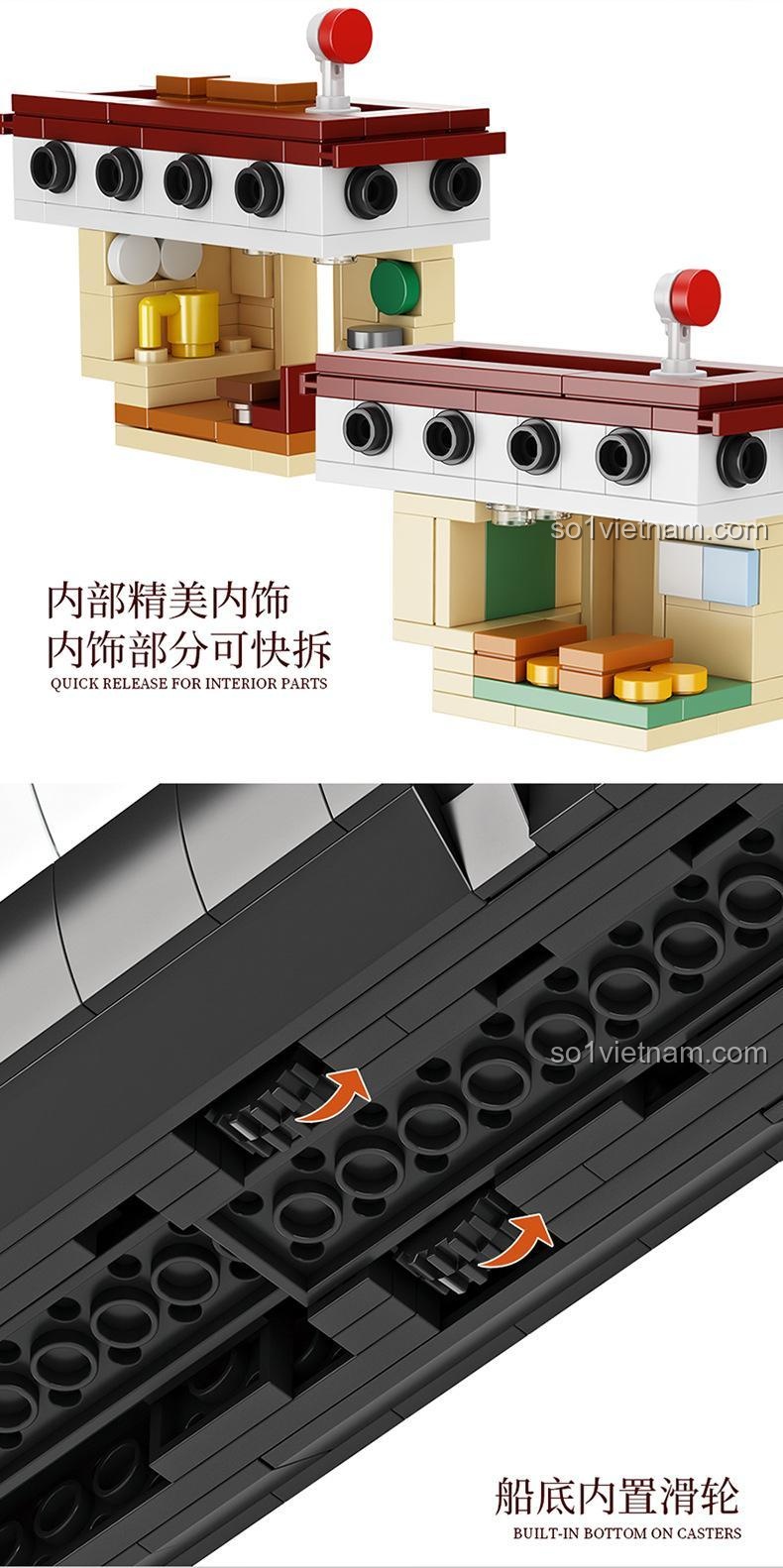 Mô hình thuyền buồm Bạch Tuyết Forange FC6006