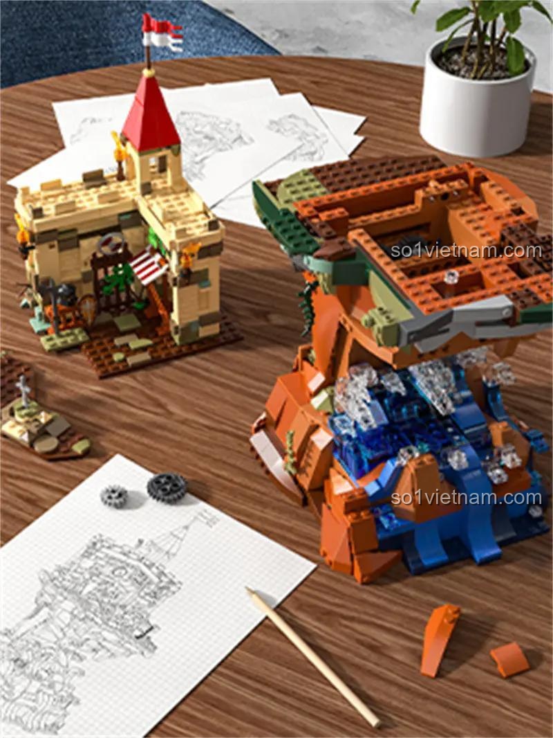 Các bộ phận của Lâu đài trên vách đá FunWhole F9005