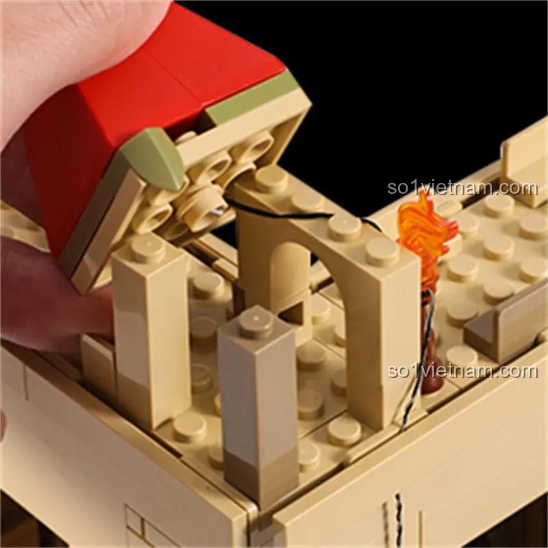 Lắp ráp chi tiết Lâu đài trên vách đá FunWhole F9005