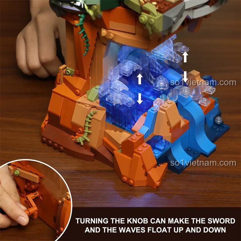 Mô hình Lâu đài trên vách đá FunWhole F9005 và bản vẽ