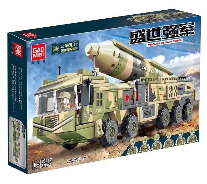 Xe Tên Lửa Đạn Đạo Dongfeng 41 GAOMISI T3012 - Bộ đồ chơi quân sự