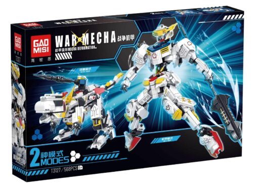 Hộp sản phẩm bộ lắp ráp Robot Chiến Đấu Barbatos GAOMISI T3127, đồ chơi mô hình 2 trong 1 cho bé trai 6 tuổi.