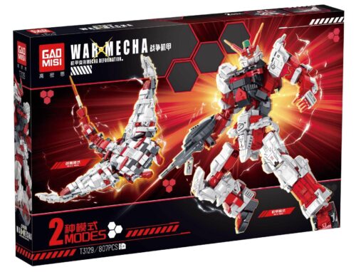 Bộ lắp ráp Chiến Giáp Hồng Dị Đoan GAOMISI T3129 WarMecha 807 mảnh, đồ chơi mô hình robot biến hình cực ngầu cho bé trai 6 tuổi, giá tốt.