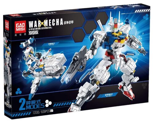 Hộp sản phẩm bộ lắp ráp Robot Chiến Đấu WarMecha GAOMISI T3130, mô hình Gundam Phù Thủy Sao Thủy cho con trai 6 tuổi.