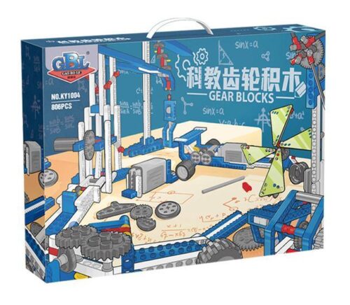 Bộ lắp ghép Cơ Khí Bánh Răng GBL KY1004 hộp sản phẩm, đồ chơi giáo dục STEM cho bé 6 tuổi, giá tốt