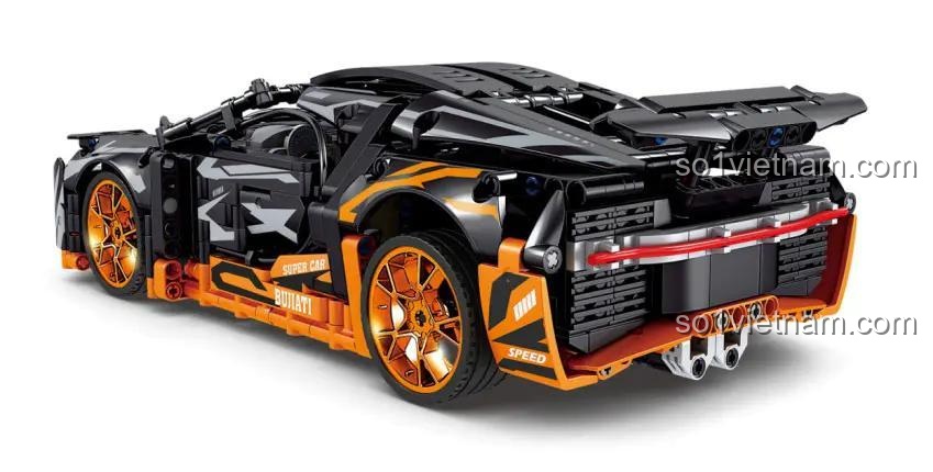 Bộ lắp ghép GBL KY1090 Bugatti Siêu Xe Tốc Độ Tốc độ Kinh Hoàng