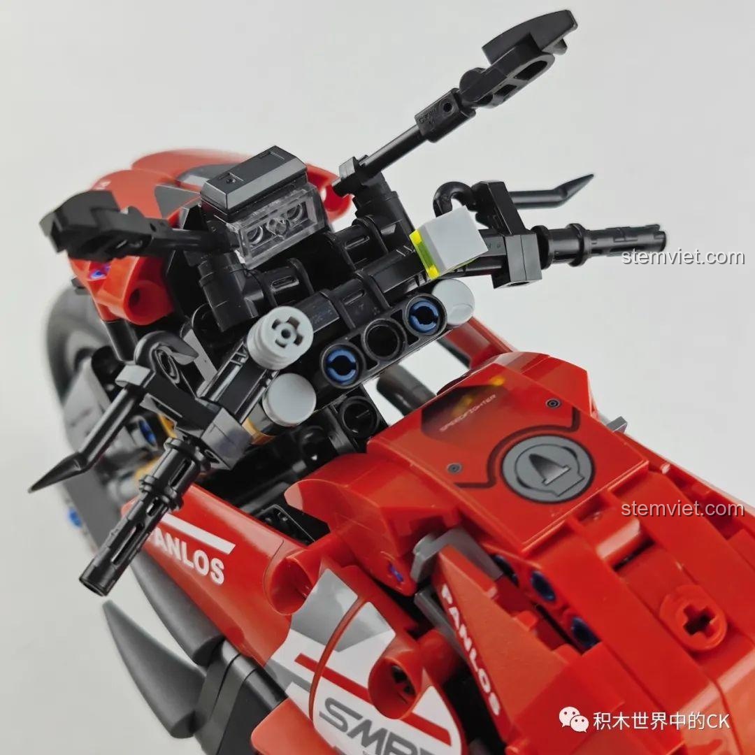 Ghi đông của đồ chơi lắp ghép Mô tô Streetfighter V4 SP 672006 chất lượng cao giá tốt.