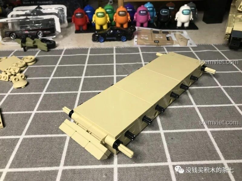Giáp xe tăng JIAZHI SY 0105 Xe Tăng Challenger 2, bộ lắp ghép xe tăng chiến đấu, chi tiết tinh xảo, mô hình quân sự giá rẻ.