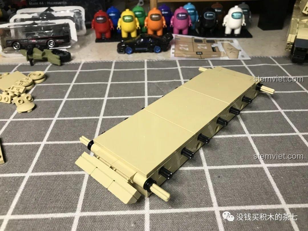 Giáp xe tăng JIAZHI SY 0105 Xe Tăng Challenger 2, bộ lắp ghép xe tăng chiến đấu, chi tiết tinh xảo, mô hình quân sự giá rẻ.