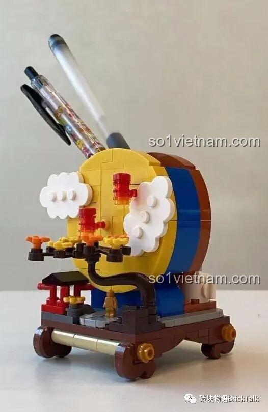 Mô hình Trung Thu Gobricks G2212, chi tiết trụ chân đế, thiết kế vững chắc, phù hợp bé 8 tuổi, giá tốt