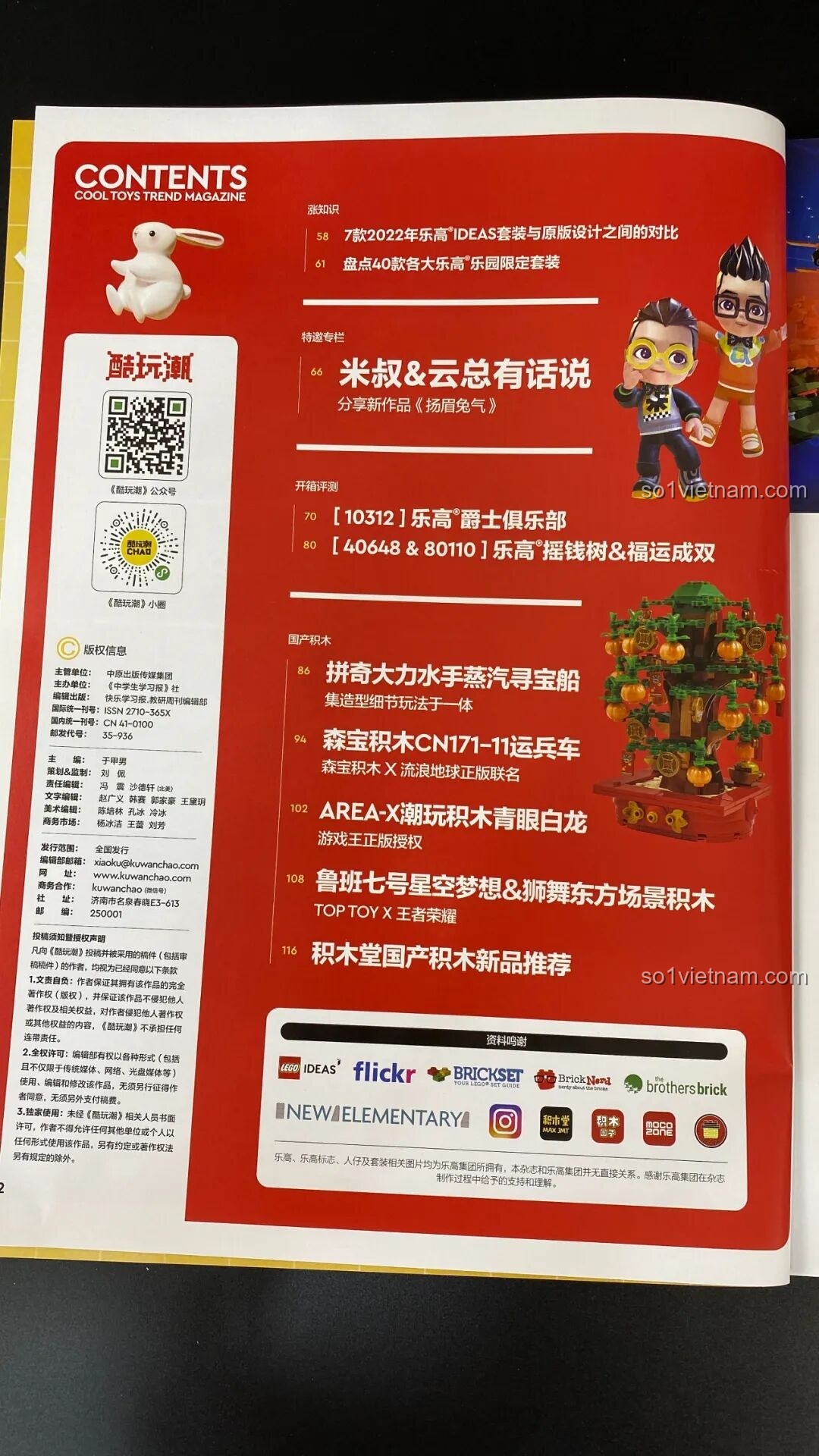 Chi tiết mục lục tạp chí Cool Toys Trend số 17