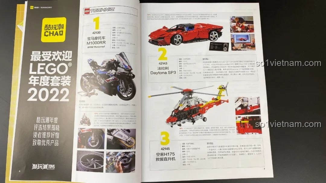 Các bộ LEGO® Technic được giới thiệu trong tạp chí