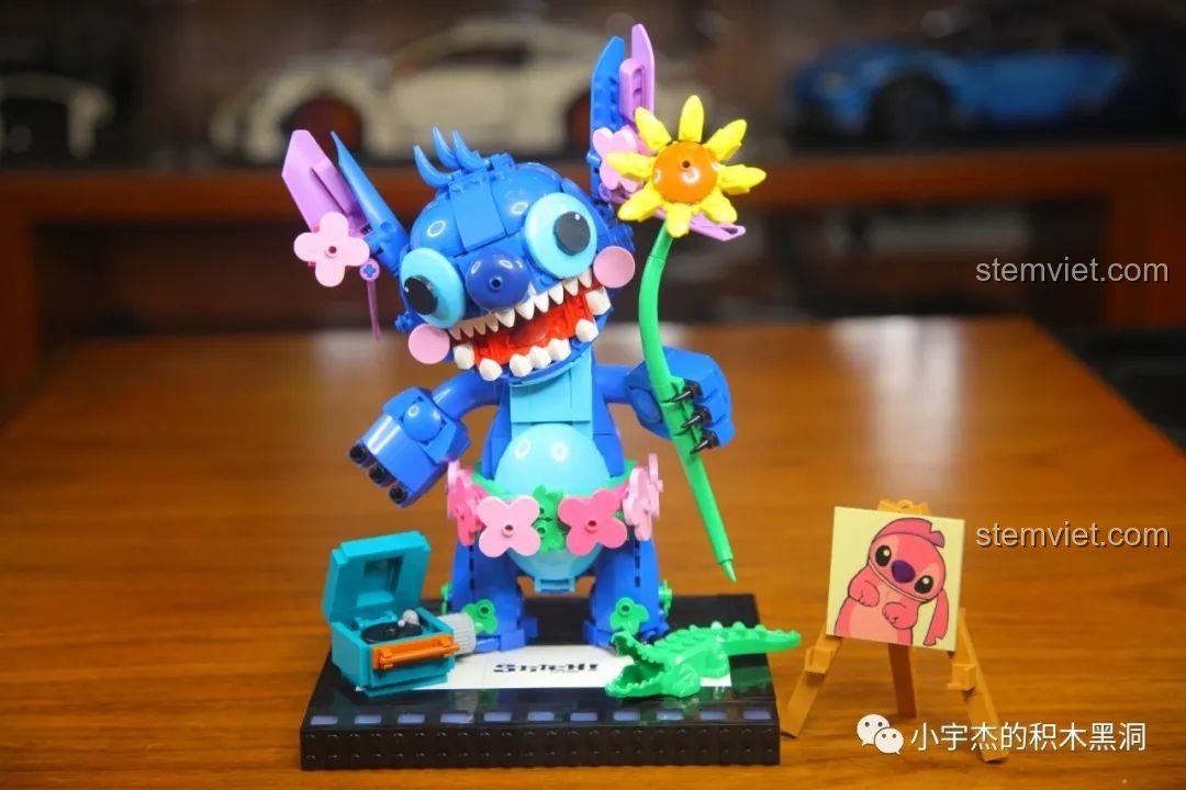 Mô hình K-Box 10507 hoàn chỉnh nhìn từ góc chéo, rất sống động.