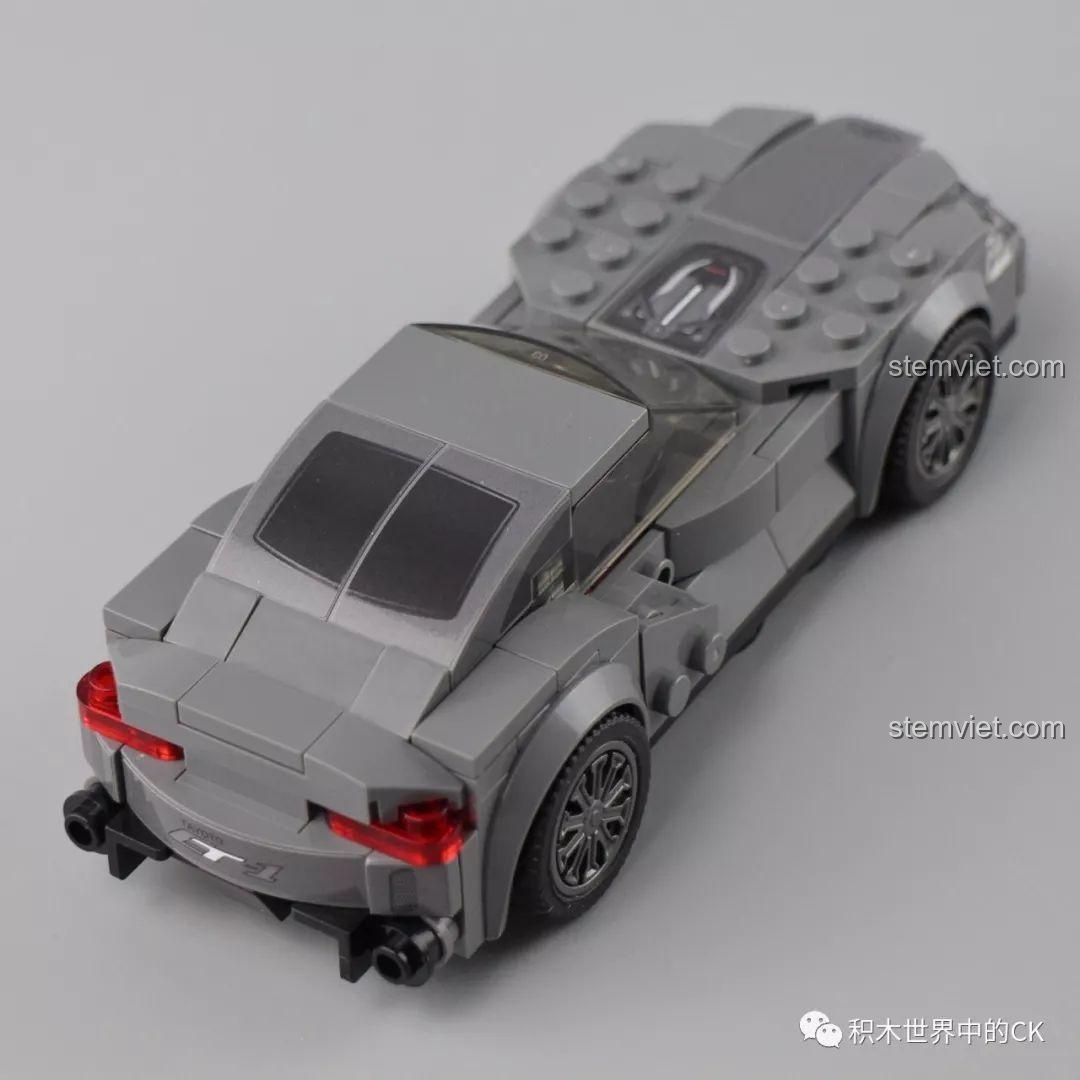 Góc nhìn từ trên cao của xe Toyota FT-1 SEMBO 607031, thể hiện thiết kế khí động học.