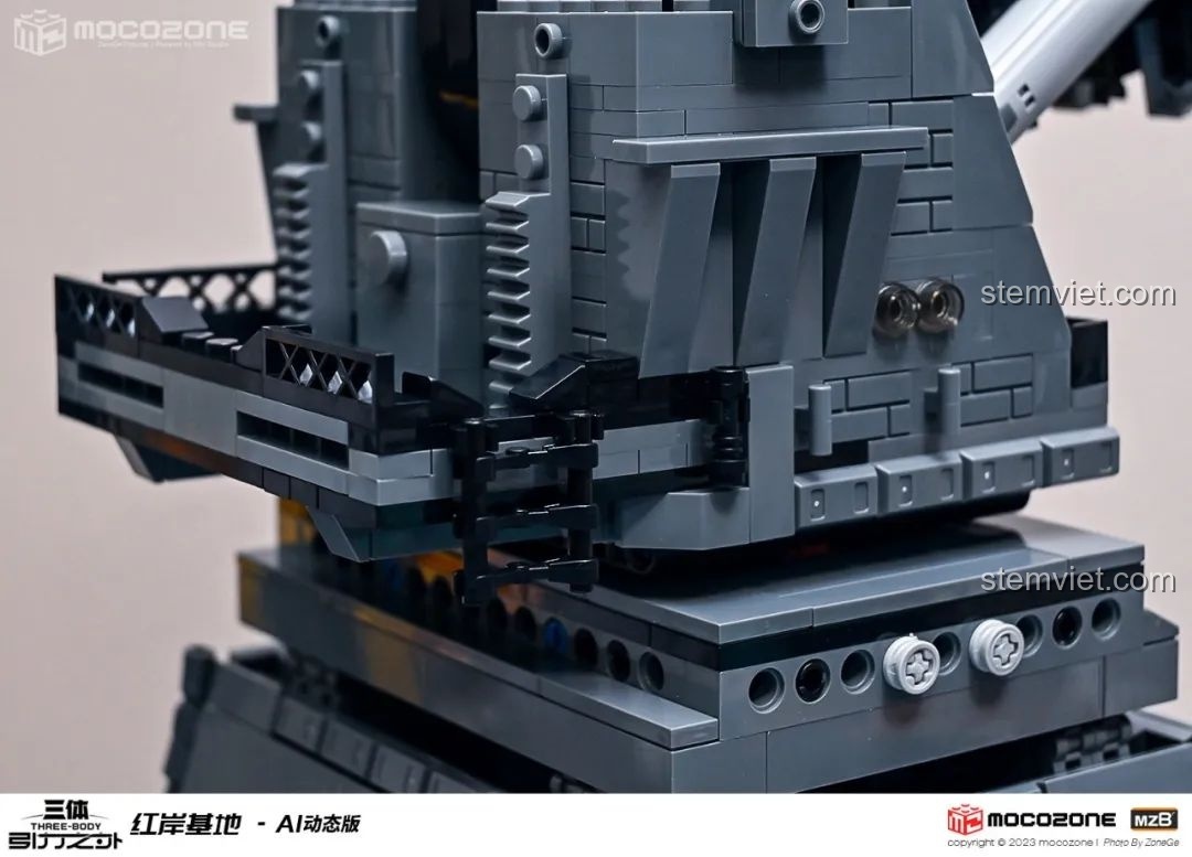 Góc nhìn tổng thể khác của mô hình Hồng Ngạn Cơ Địa (Red Coast Base) Tam Thể.