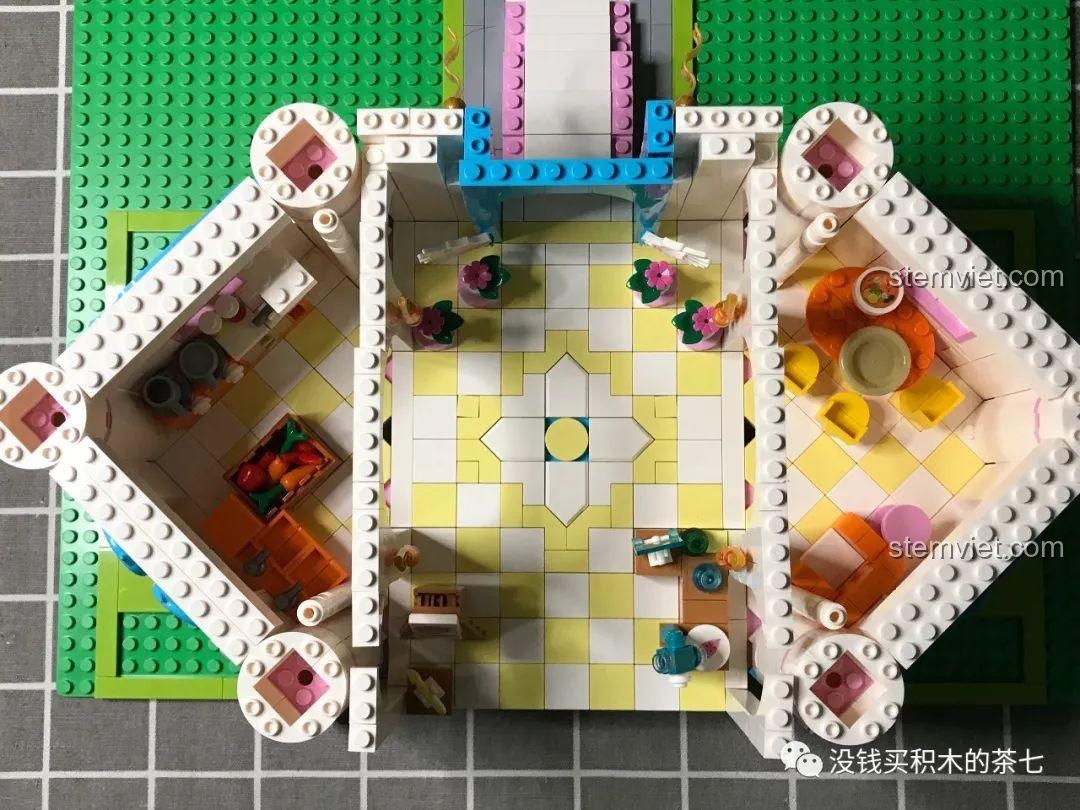 Các túi chi tiết thuộc gói số 3 của bộ xếp hình Lâu Đài Phép Thuật SEMBO 604003.