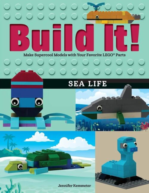 Sách hướng dẫn Sinh vật biển Graphic Arts Books ISBN9781513261164, bộ lắp ghép Động vật biển, đồ chơi mô hình, hướng dẫn chi tiết, phát triển sáng tạo cho bé 5 tuổi, giá tốt.