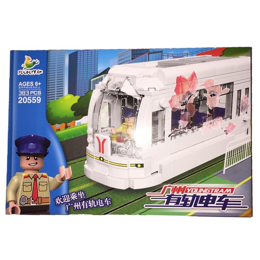 Bộ lắp ghép Tàu điện Youngtram Guangzhou Metro 20559, mô hình tàu điện chân thực 383 mảnh, đồ chơi lắp ráp cho bé trai 6 tuổi+, giá tốt.