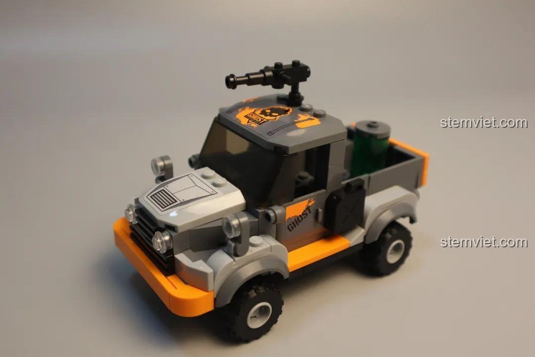 Xe bán tải hoàn thiện trong bộ đồ chơi quân sự GUDI Sword Force 20107