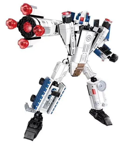 Robot Hợp Thể 5 Trong 1 GUDI, đồ chơi mô hình Chiến Binh Liên Sao, cho con trai 6 tuổi, giá tốt