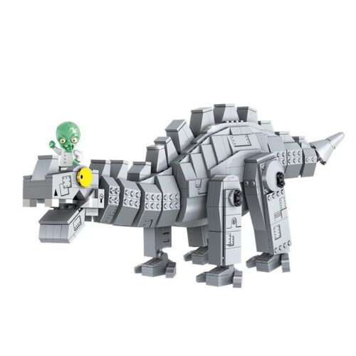 Bộ lắp ghép Khủng long Bạo chúa Cơ khí Plants vs. Zombies GUDI 60012, đồ chơi mô hình cho bé trai 6 tuổi, chất lượng cao, giá tốt.
