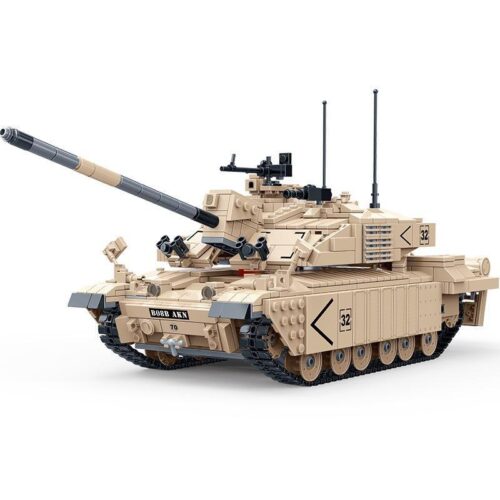 Bộ lắp ghép Xe Tăng Challenger II GUDI 6108, mô hình quân sự chi tiết cao, phù hợp con trai 6 tuổi, giá tốt.