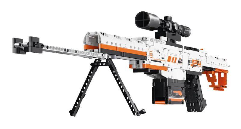 bộ lắp ghép Súng bắn tỉa Barrett GUDI 70004, mô hình súng lớn 85.5cm cho bé trai 6 tuổi, đồ chơi lắp ráp chất lượng cao giá tốt