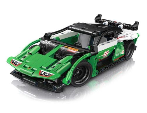 GUDI 70102 Siêu xe đua Bò Xanh EVO2, bộ lắp ghép xe đua Lamborghini Huracán, đồ chơi mô hình tốc độ cho bé trai 6 tuổi, giá tốt