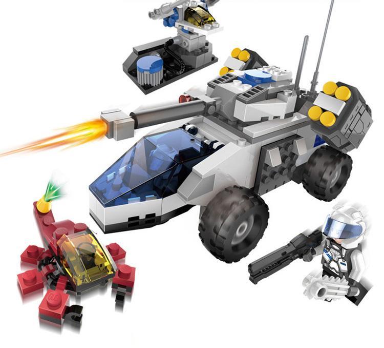 Bộ lắp ghép GUDI 8226 Xe Tăng Chiến Đấu Biên Giới Trái Đất 218 mảnh, đồ chơi lắp ráp quân sự cho bé trai 6 tuổi giá tốt