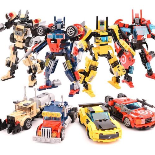 Bộ lắp ghép Robot Biến Hình Transformers GUDI 8708C cho bé trai 6 tuổi, đồ chơi lắp ráp Optimus Prime giá tốt.