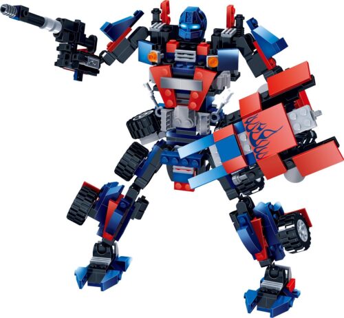 Robot Biến Hình Optimus Prime GUDI 8713 mạnh mẽ, đồ chơi lắp ráp cho bé trai 6 tuổi, chất lượng cao