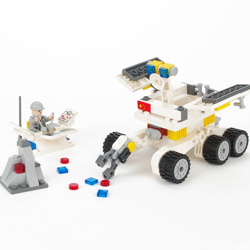 Bộ đồ chơi GUDI 8811 Xe Tự Hành Mặt Trăng Ngọc Thố, đồ chơi lắp ráp không gian cho bé trai 6 tuổi, khám phá vũ trụ với mô hình giá tốt.