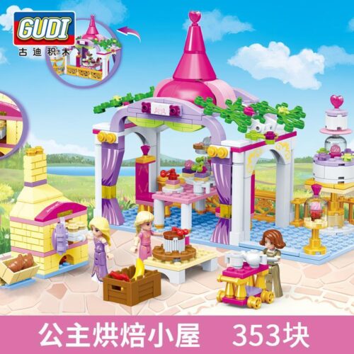 Bộ lắp ghép Ngôi Nhà Bánh Ngọt Công Chúa Alice GUDI 9016, đồ chơi lắp ráp Tiệm Bánh Ngọt Công Chúa cho bé gái 6 tuổi, giá tốt.