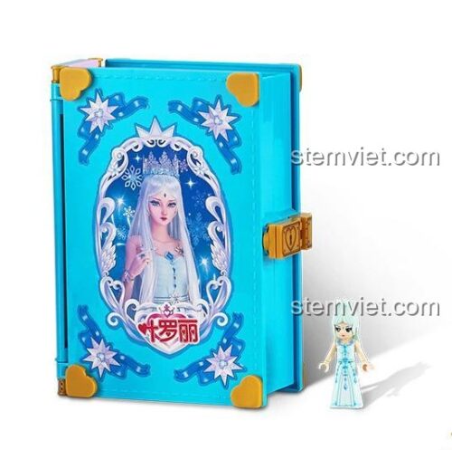 Đồ chơi lắp ghép GUDI, sách lắp ghép cung điện băng GUDI 9037, đồ chơi xếp hình GUDI cho bé gái 6 tuổi, chất lượng cao, đáng tiền.