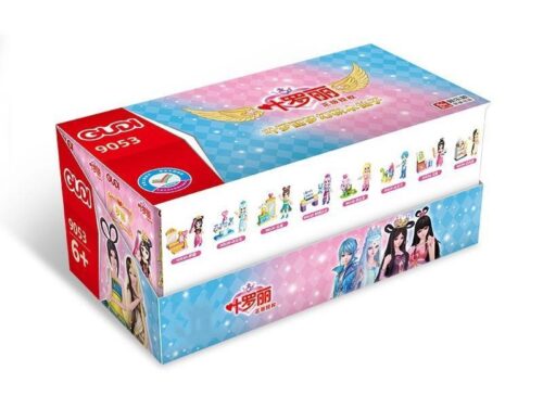 Hộp lớn trưng bày bộ lắp ráp GUDI 9053 Tiên nữ Diệp La Lệ, món quà giá rẻ cho bé gái 6 tuổi.