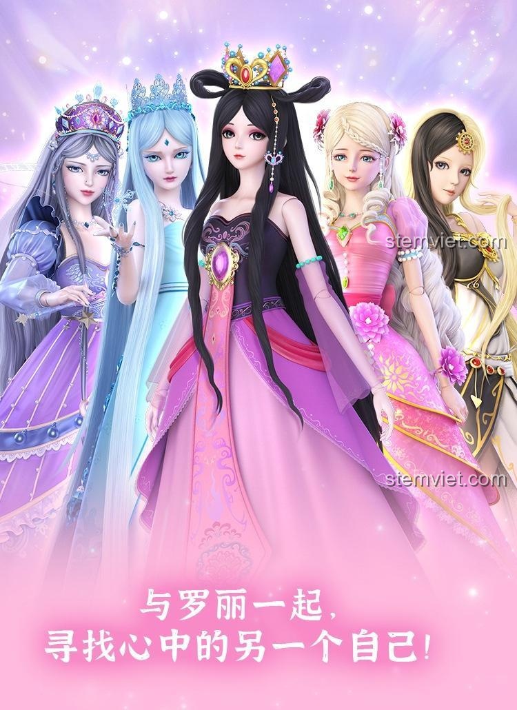 Poster phim hoạt hình Diệp La Lệ, nguồn cảm hứng cho bộ lắp ráp GUDI 9053 Thế giới phép thuật Diệp La Lệ.