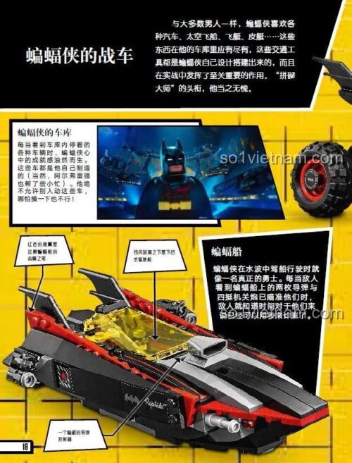 đồ chơi giáo dục Guokai Children's Media, Sách Hướng Dẫn Batman, Phim LEGO Batman ISBN9787304090227, Sách Hướng Dẫn Chi Tiết, cho bé trai 8 tuổi, giá tiết kiệm