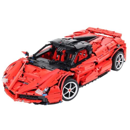 Bộ lắp ráp Ferrari LaFerrari XQ1002 Happy Build, đồ chơi mô hình siêu xe tỉ lệ 1:9 màu đỏ đen, dành cho con trai 12 tuổi, giá tốt