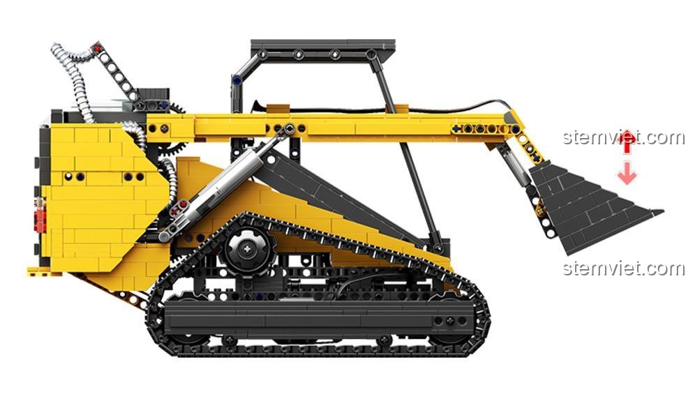 Tính năng nâng hạ gầu xúc của Xe công trình điều khiển từ xa ShineYU YC-22007, một món đồ chơi giá tốt cho bé trai.