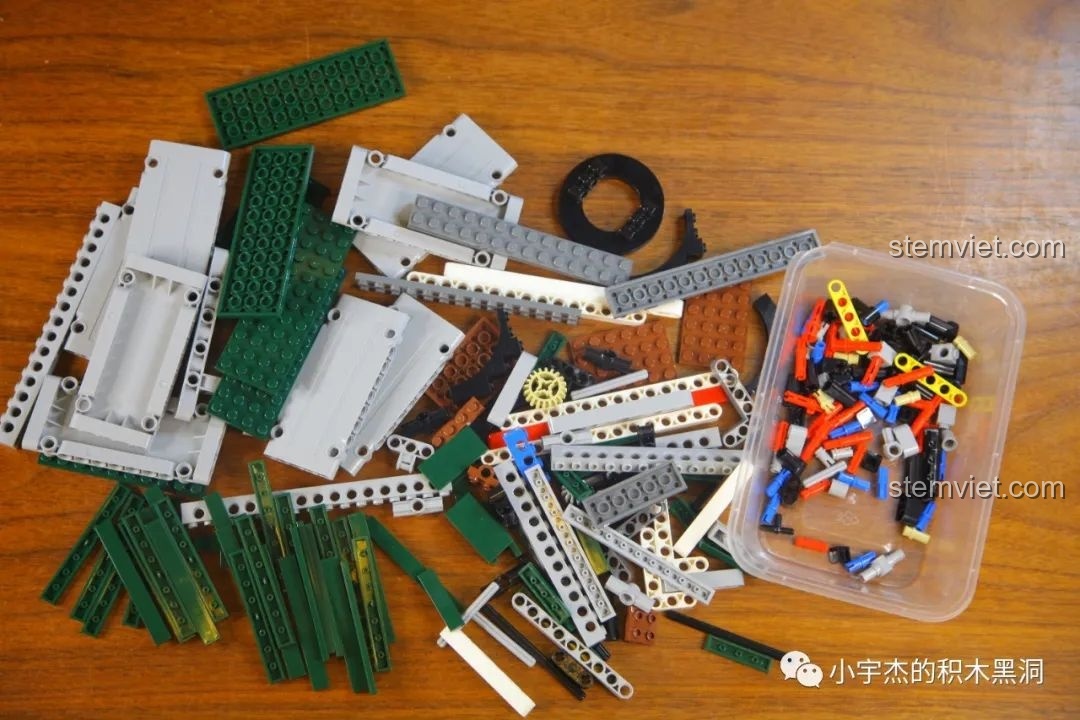 Chi tiết sticker trên bộ HAPPY BUILD YC-GC007