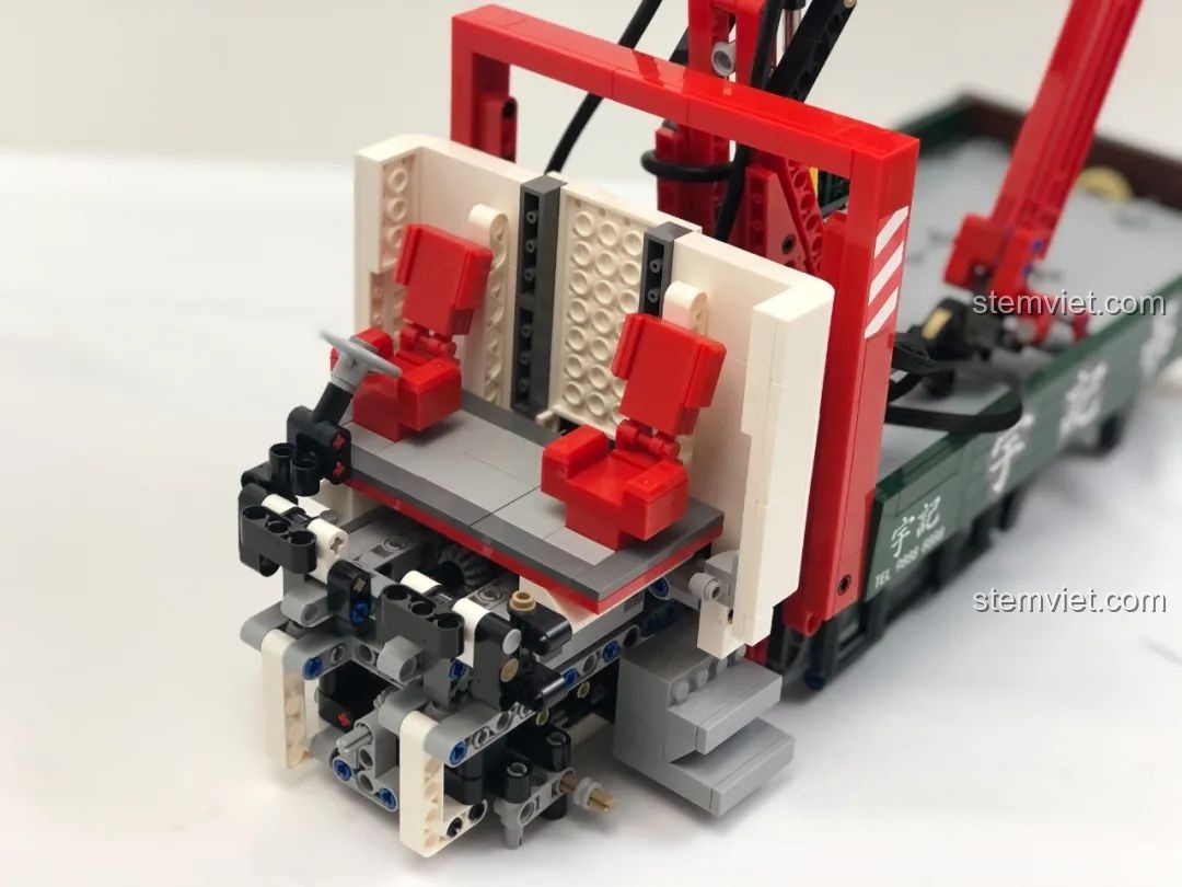 Thành phẩm bộ lắp ráp Xe cẩu tải nhỏ HAPPY BUILD YC-GC007.