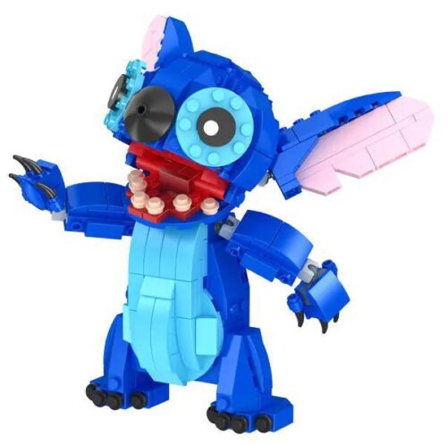 Mô hình Stitch màu xanh HC Magic XZ001 350 chi tiết cho bé trai 6 tuổi
