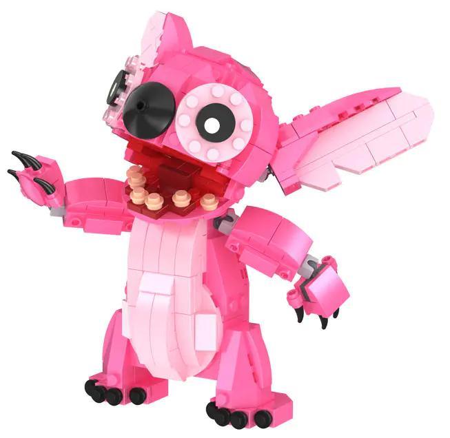 Bộ lắp ghép Angel HC Magic XZ002 màu hồng, 350 chi tiết, đồ chơi giáo dục cho bé gái 6 tuổi