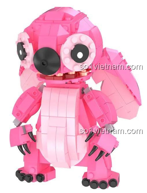 Hộp sản phẩm bộ lắp ghép Angel HC Magic XZ002, kèm quái vật nhỏ, 350 chi tiết