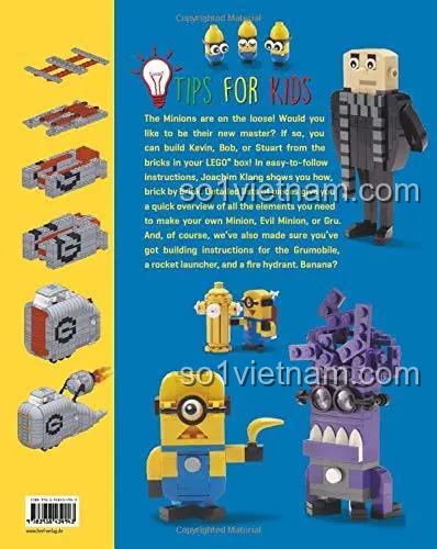 Sách mô hình Gru Heel-Verlag ISBN9783958434943, sách mô hình ISBN9783958434943, hướng dẫn lắp ráp nhân vật Minions, phát triển kỹ năng cho bé trai bé gái 6 tuổi.